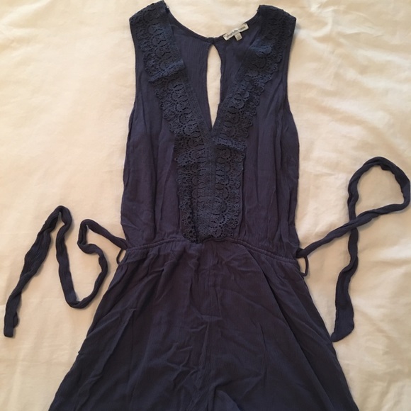 Charlotte Russe Pants - blue charlotte russe romper